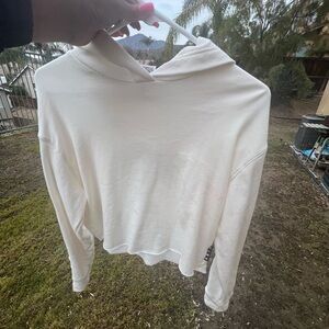 Crème Colored PINK long sleep crop sweater/ shirt , NWT​